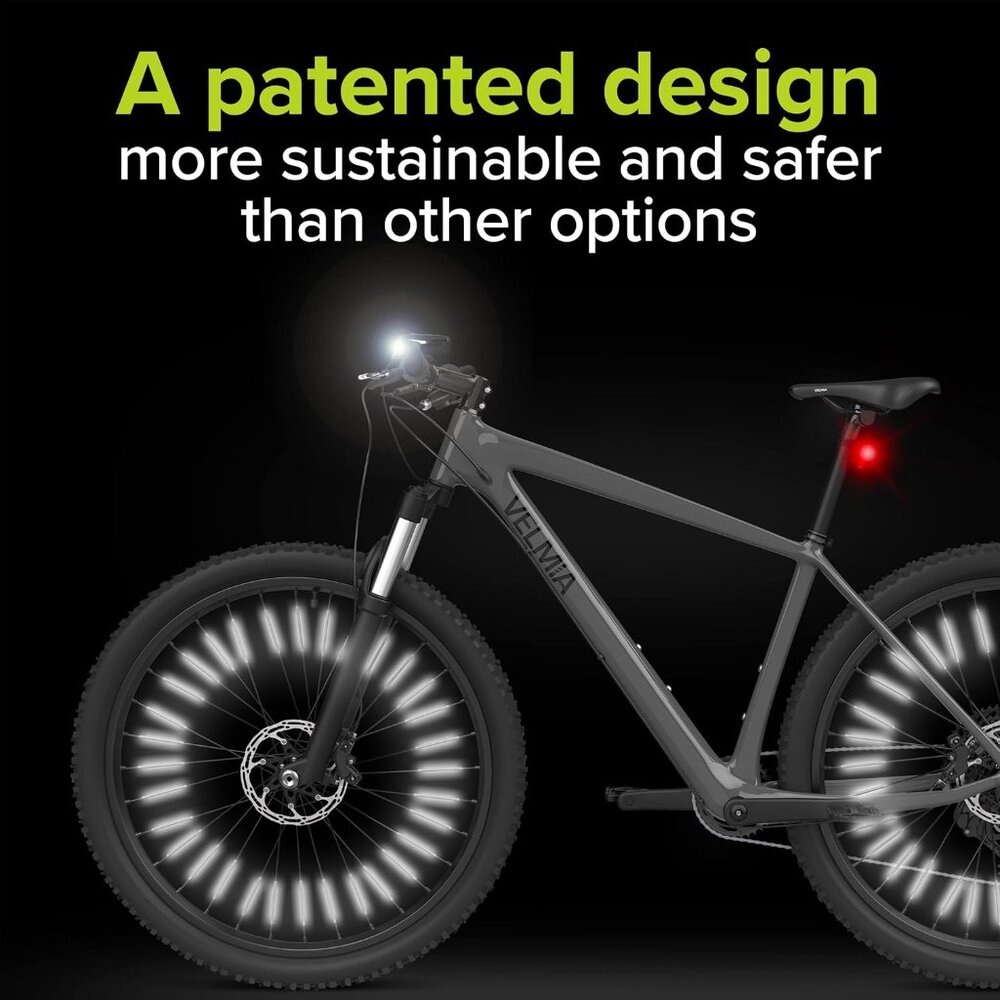 Spoke reflectors [36 Pieces] - 360° Visibility and Easy mounting - Bicycle Spoke - Picture 6 of 9